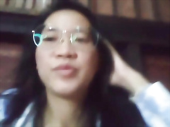 Oriental beautiful girl horny at home 316