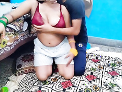 Oh my handsome husband please suck my cute hot boobs than I will oral