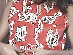 Desi young girl Sabina pressing her boobs and finguringin her pussy.